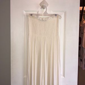 white maxi dress